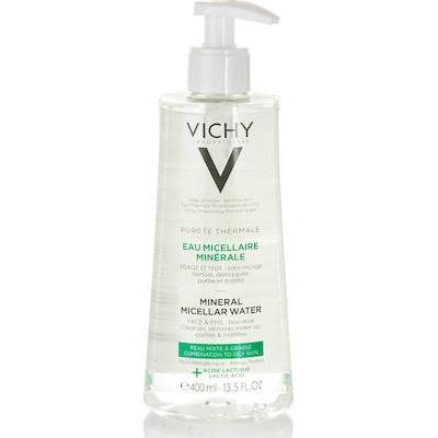 VICHY PURETE THERMALE MINERAL MICELLAR WATER COMBINATION TO OILY SKIN 400ML