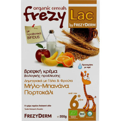 FREZYLAC BIO CEREAL ΔΗΜHTΡΙΑΚΑ-ΓΑΛΑ-ΦΡΟΥΤΑ 200gr