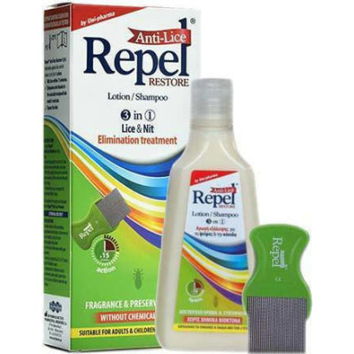 REPEL ANTI-LICE RESTORE LOTION-SHAMPOO 3 IN 1 200ML
