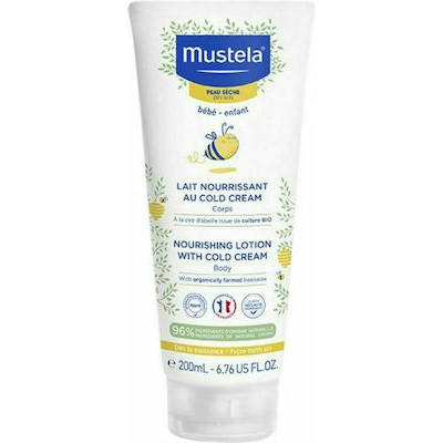MUSTELA NOURISHING LOTION + COLD CREAM 200ML