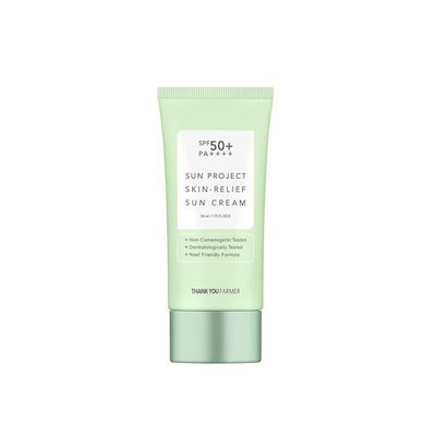 hank You Farmer Sun Project Skin Relief Αντηλιακή Κρέμα Προσώπου SPF50 50ml