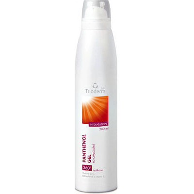 Uplab Trioderm Panthenol cream gel spray Ενυδάτικο γαλάκτωμα για μετα την έκθεση στον ήλιο, 200ml