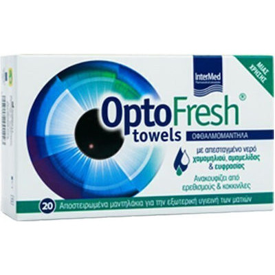OPTOFRESH TOWELS ΟΦΘΑΛΜΙΚΑ ΜΑΝΤΗΛΑΚΙΑ 20TEM