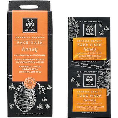 APIVITA EXPRESS MASK ΕΝΥΔΑΤΩΣΗΣ & ΤΡΟΦΗΣ ΜΕ ΜΕΛΙ 2X8ML