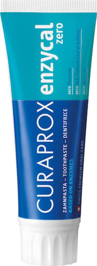 CURAPROX ENZYCAL ZERO ΟΔΟΝΤΟΚΡΕΜΑ ΧΩΡΙΣ ΦΘΟΡΙΟ & ΜΕΝΤΑ 75ML