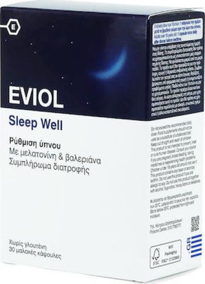 EVIOL SLEEP WELL 30 SOFT CAPS