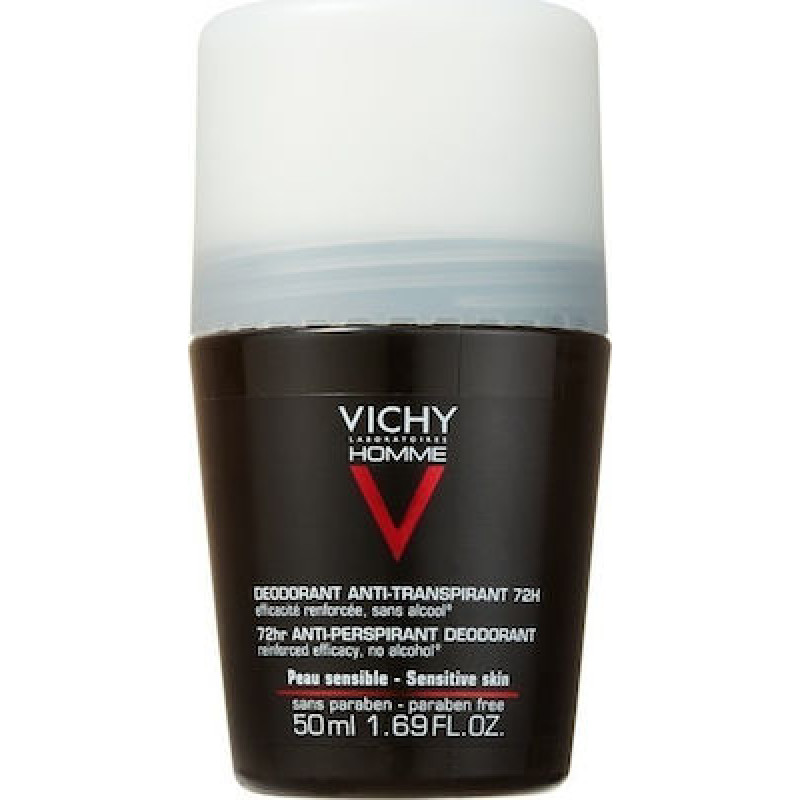 Vichy Homme Αποσμητικό 72h σε Roll-On 50ml