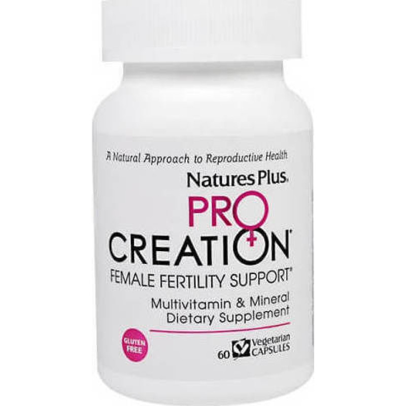 Nature's Plus Pro Creation Female Ειδικό Συμπλήρωμα Διατροφής 60 φυτικές κάψουλες