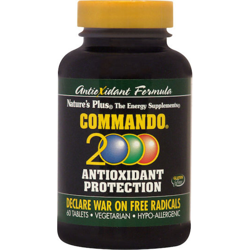 Nature's Plus Commando Ειδικό Συμπλήρωμα Διατροφής 60 ταμπλέτες