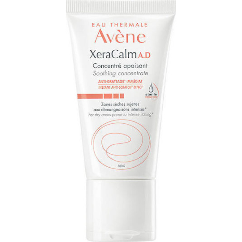 Avene XeraCalm A.D Soothing Concentrate Ενυδατική Κρέμα Ανάπλασης Σώματος για Ξηρές Επιδερμίδες 50ml
