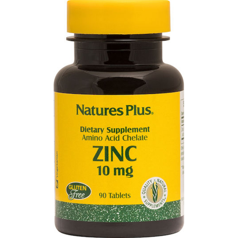 Nature's Plus Zinc 10mg 90 ταμπλέτες
