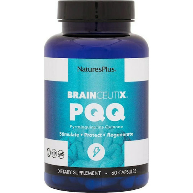 Nature's Plus BrainCeutix PQQ Συμπλήρωμα για την Μνήμη & τη Συγκέντρωση 60 κάψουλες