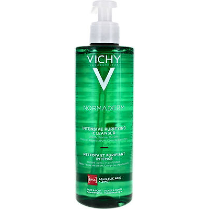 VICHY NORMADERM PHYTOSOLUTION PURIFYING CLEANSING GEL ΤΖΕΛ ΕΝΤΑΤΙΚΟΥ ΚΑΘΑΡΙΣΜΟΥ ΓΙΑ ΛΙΠΑΡΕΣ ΕΠΙΔΕΡΜΙΔΕΣ 400ML