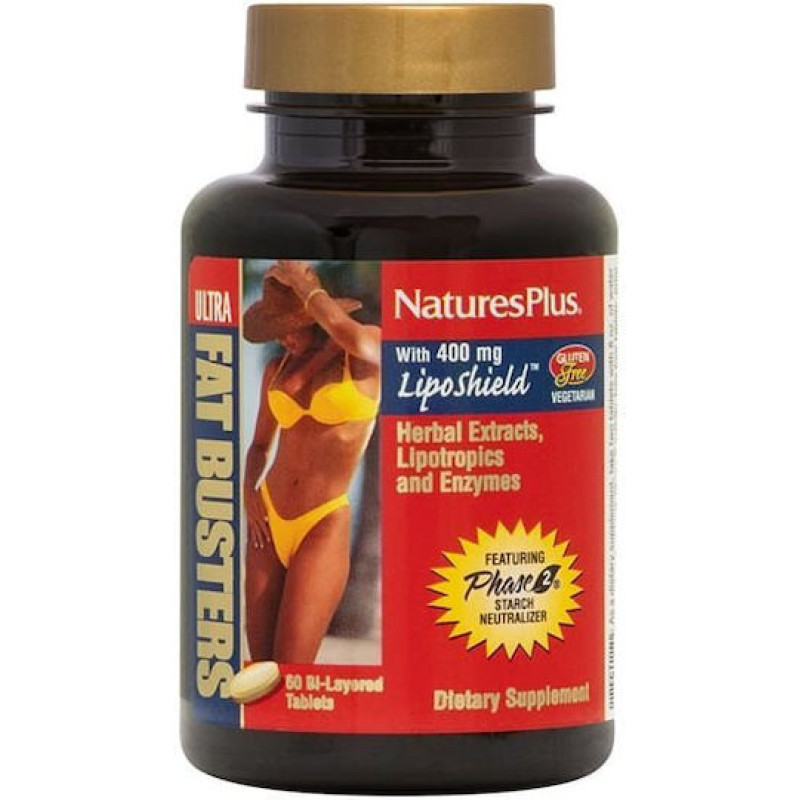 Nature's Plus Ultra Fat Busters LipoShield 400mg Συμπλήρωμα για Αδυνάτισμα 60 ταμπλέτες Bilayer