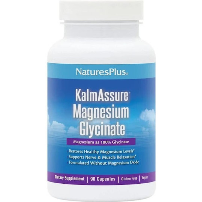 Nature's Plus Kalmassure Magnesium Glycinate 90 κάψουλες
