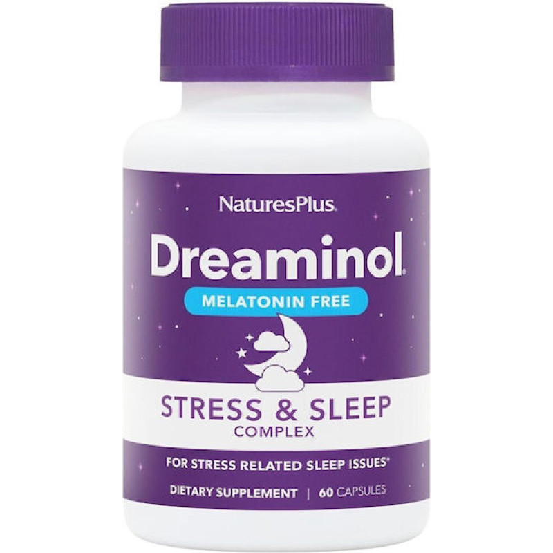 Nature's Plus Dreaminol Συμπλήρωμα για το Άγχος 60 κάψουλες