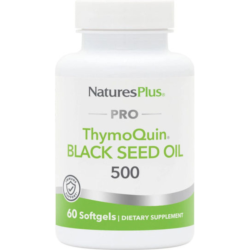 Nature's Plus Pro Thymoquin Black Seed Oil 500mg 60 μαλακές κάψουλες