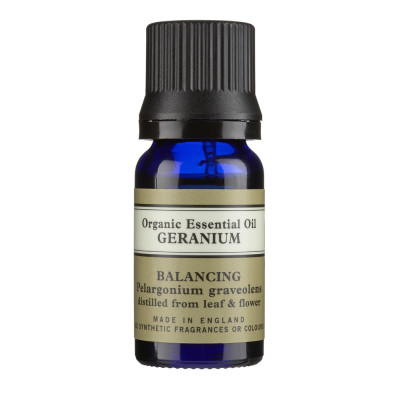 NEAL'S YARD REMEDIES ORGANIC ESSENTIAL OIL GERANIUM BALANCING 10ML