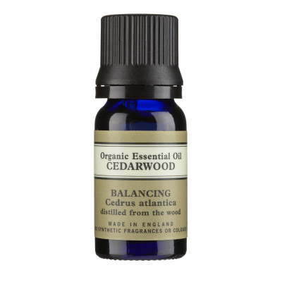 NEAL'S YARD REMEDIES ORGANIC ESSENTIAL OIL CEDARWOOD BALANCING 10ML
