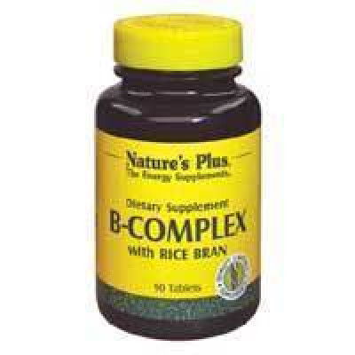 NATURE'S PLUS B-COMPLEX W/ RICE BRAN  90TABLETS