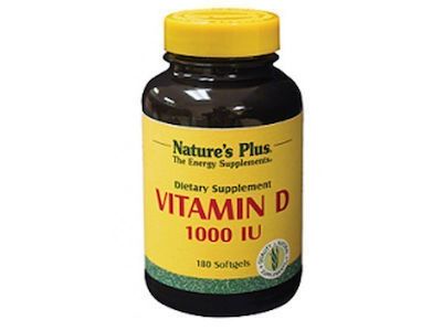Nature's Plus Vitamin D3 1000 I.U. 180 μαλακές κάψουλες