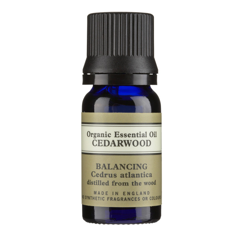 NEAL'S YARD REMEDIES ORGANIC ESSENTIAL OIL CEDARWOOD BALANCING 10ML
