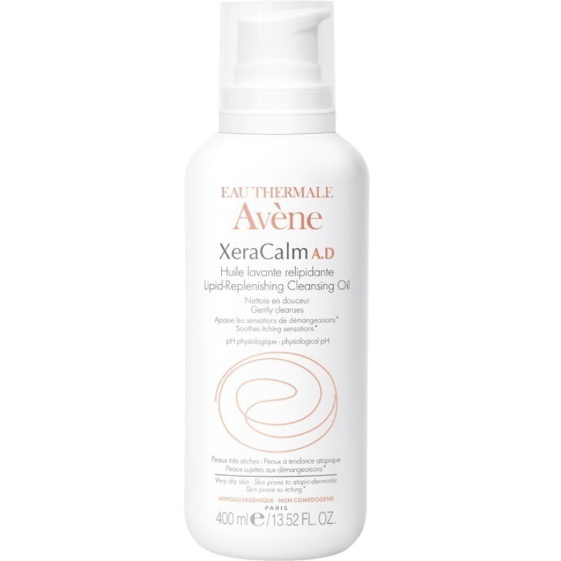AVENE XERACALM HUIL LAVANT RELIPID 400ML