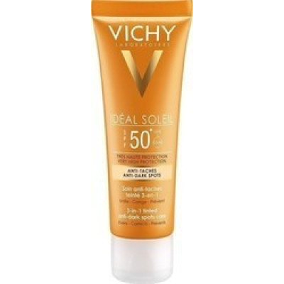 VICHY IDEAL SOLEIL SPF50+ 3ΣΕ1 ΔΡΑΣΗ ΚΑΤΑ ΤΩΝ ΚΗΛΙΔΩΝ ΜΕ ΧΡΩΜΑ 50ML