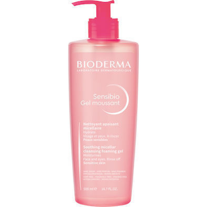Bioderma Gel Καθαρισμού Sensibio για Ευαίσθητες Επιδερμίδες 500ml