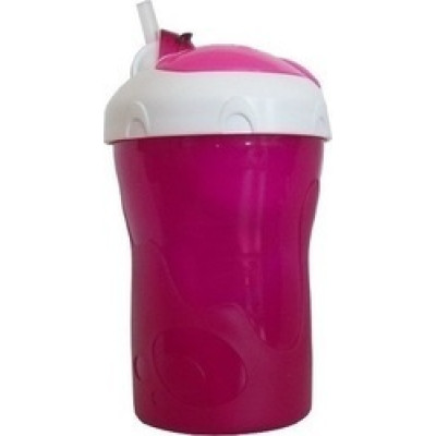 PRIMAMMA ΠΟΤΗΡΑΚΙ 2 ΣΕ 1 ΜΕ ΚΑΛΑΜΑΚΙ ΣΙΛΙΚΟΝΗΣ 12+ 280ML ΡΟΖ
