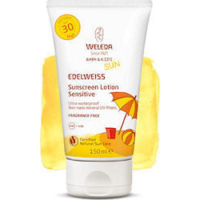 WELEDA EDELWEISS ΑΝΤΗΛΙΑΚΟ ΓΑΛΑΚΤΩΜΑ ΣΩΜΑΤΟΣ ΓΙΑ ΕΥΑΙΣΘΗΤΕΣ ΕΠΙΔΕΡΜΙΔΕΣ SPF30 150ml