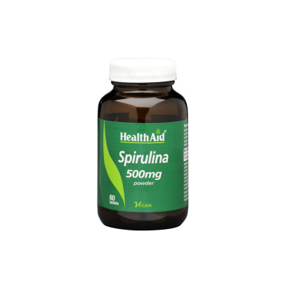 HEALTH AID SPIRULINA 500MG 60TAB