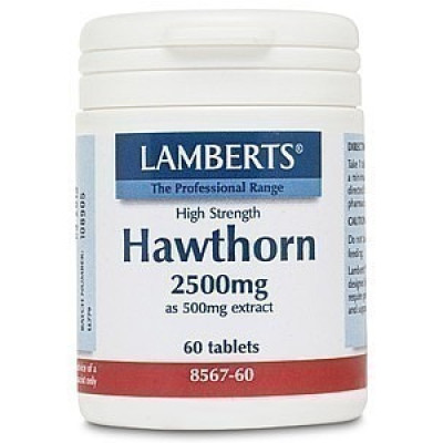 LAMBERTS HAWTHORN 2500MG 60TAB