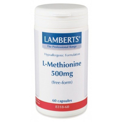 LAMBERTS L METHIONINE 500MG 60CAP