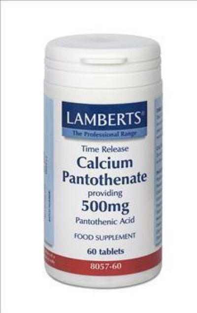 LAMBERTS CALCIUM PANTOTHENATE 500MG 60T