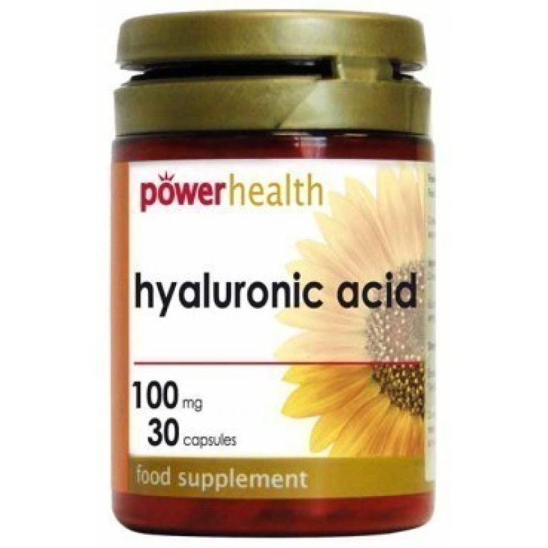 POWER HYALOURONIC ACID 100MG 30CAPS