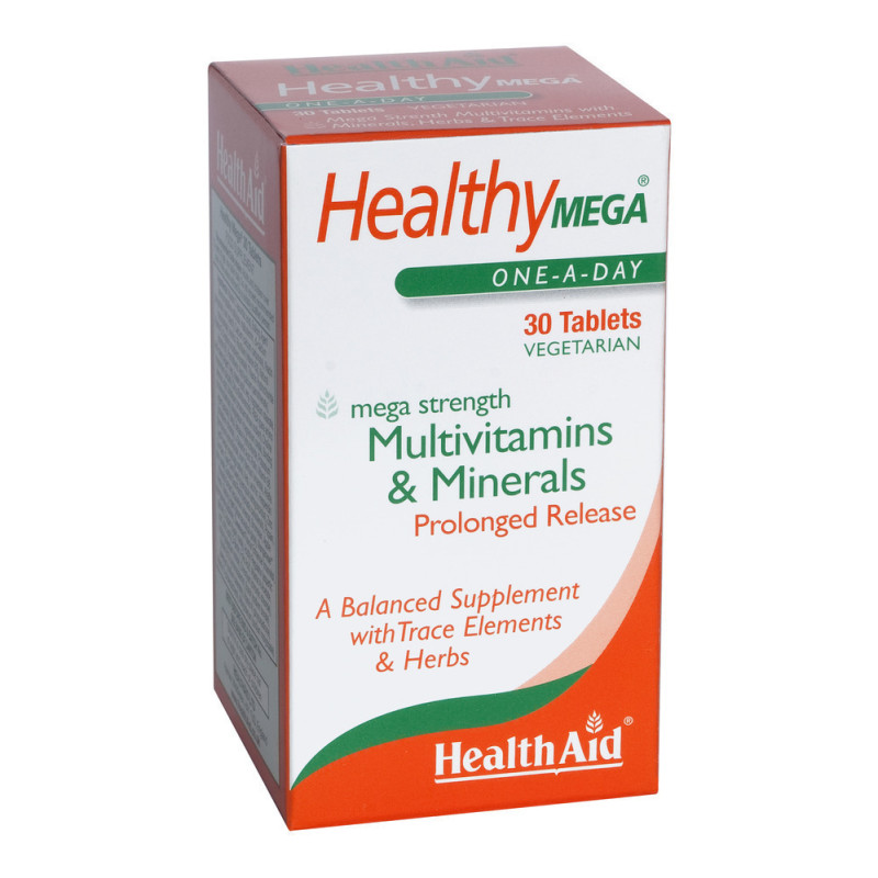 HEALTH AID HEALTHY MEGA MULTIV.&MINER.PROL.RELEASE 30TABS