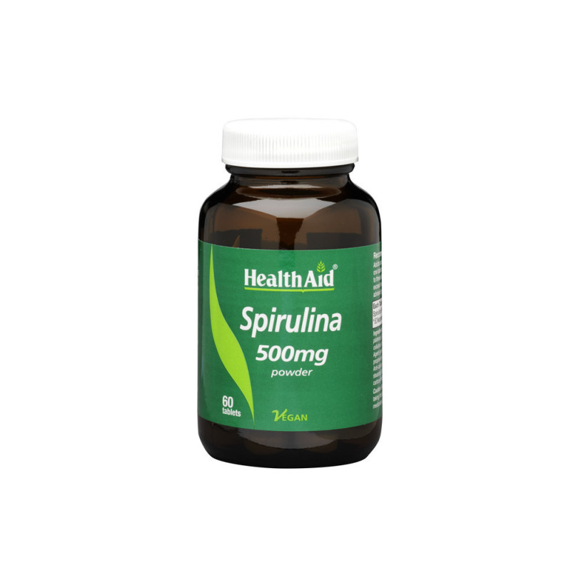 HEALTH AID SPIRULINA 500MG 60TAB