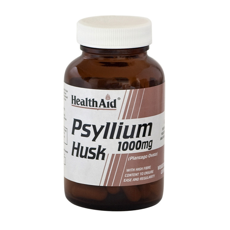 HEALTH AID PSYLLIUM HUSK 1000MG 60CAP