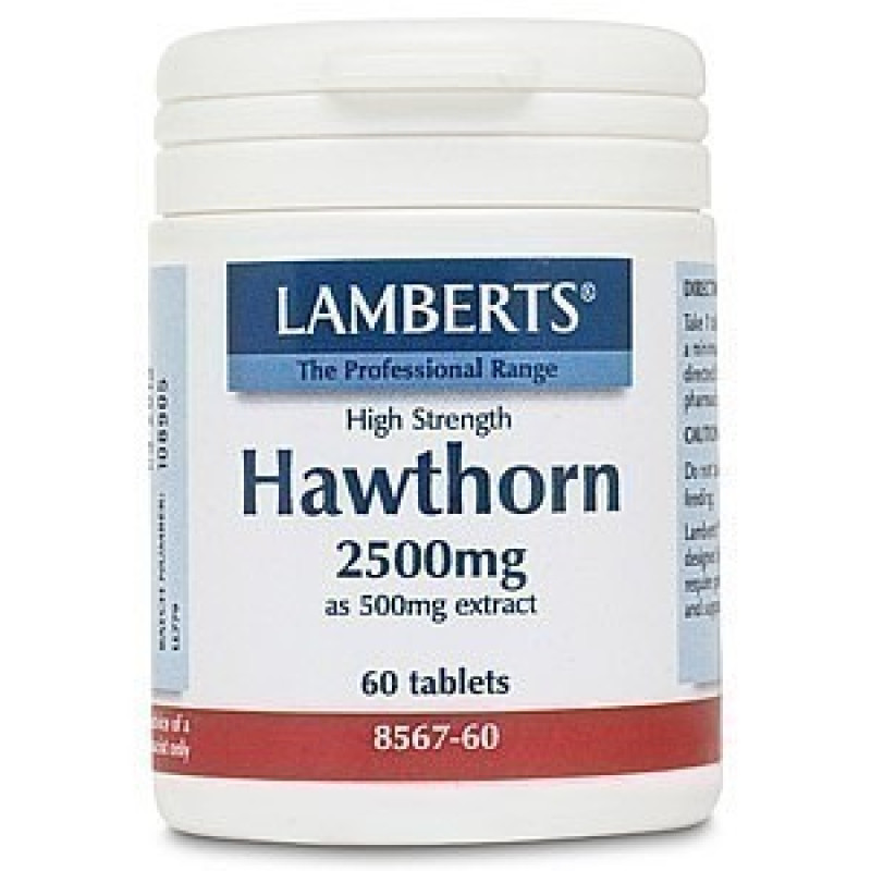 LAMBERTS HAWTHORN 2500MG 60TAB