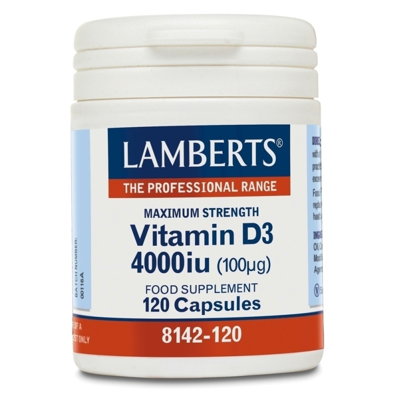 LAMBERTS VITAMIN D 4000IU 120TAB
