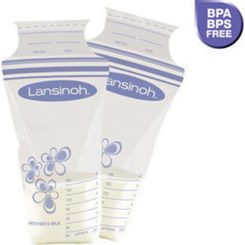 LANSINOH BREASTMILK STORAGE BAG ΣΑΚΟΥΛΑΚΙΑ ΑΠΟΘΗΚΕΥΣΗΣ ΜΗΤΡΙΚΟΥ ΓΑΛΑΚΤΟΣ 25PCS