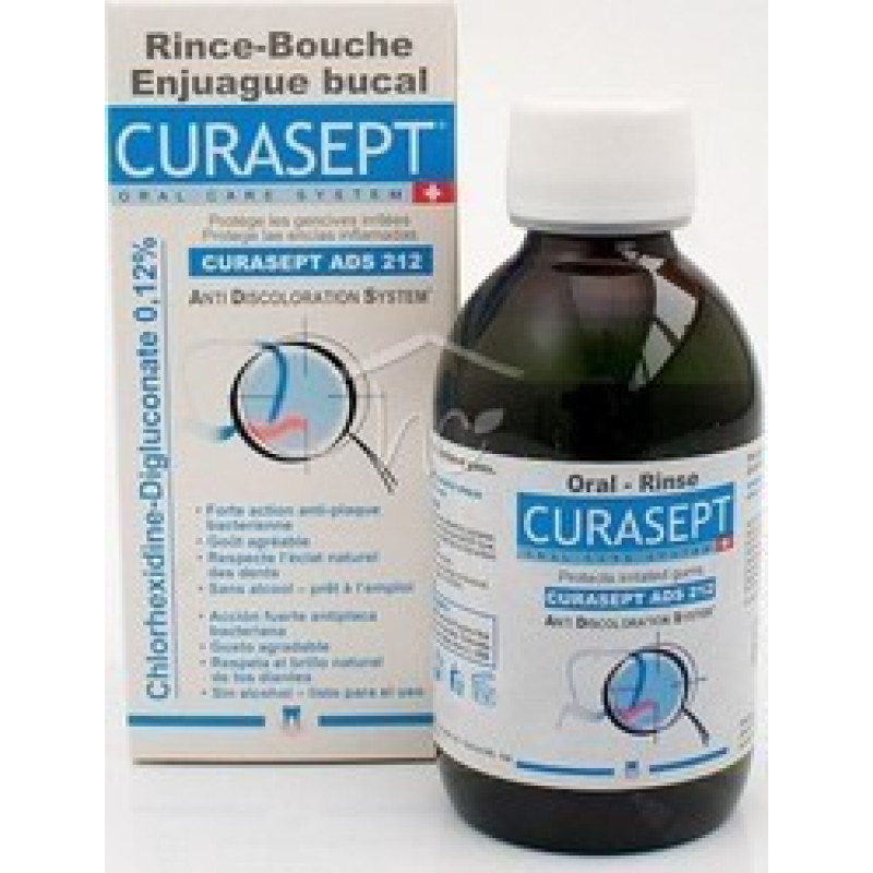 CURASEPT ADS 212 0.12% ΣΤΟΜΑΤΙΚΟ ΔΙΑΛΥΜΑ ΧΛΩΡΕΞΙΔΙΝΗΣ 200ML