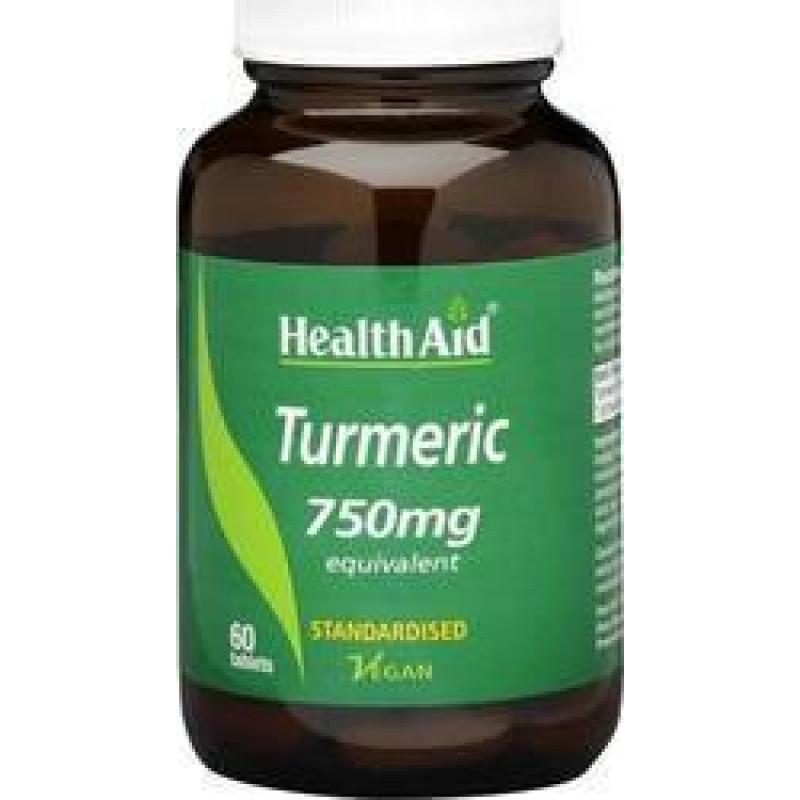 HEALTH AID TURMERIC 750MG 60TABS