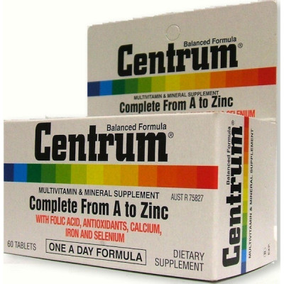 CENTRUM A-ZINC 60TAB