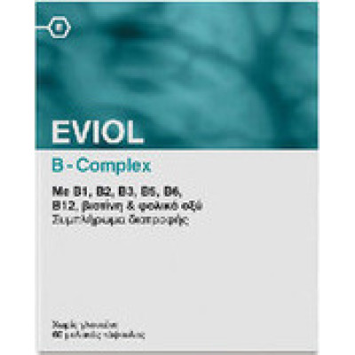 EVIOL B-COMPLEX 60 TABS (ΧΩΡΙΣ ΓΛΟΥΤΕΝΗ)