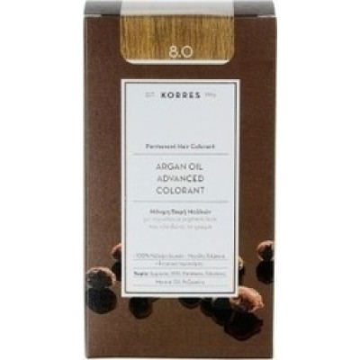 KORRES ARGAN OIL ADVANCED COLORANT 8.0 ΞΑΝΘΟ ΑΝΟΙΧΤΟ ΦΥΣΙΚΟ 75ML