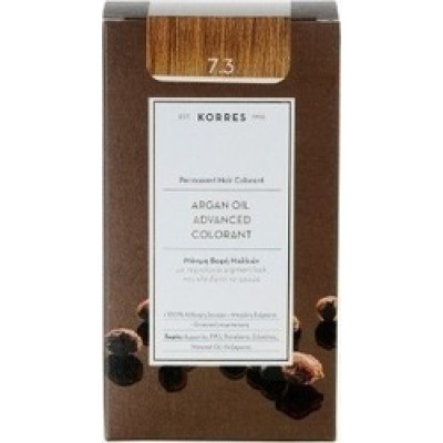 KORRES ARGAN OIL ADVANCED COLORANT 7.3 ΞΑΝΘΟ ΜΕΛΙ 75ML