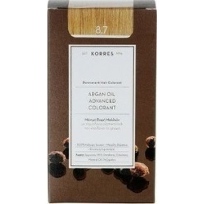 KORRES ARGAN OIL 8.7 ΜΟΝΙΜΗ ΒΑΦΗ ΚΑΡΑΜΕΛΑ 75ML