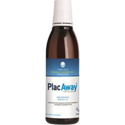 PLAC AWAY THERA PLUS ΣΤΟΜΑΤΙΚΟ ΔΙΑΛΥΜΑ 0.12% ΧΛΩΡΕΞΙΔΙΝΗ 250ML